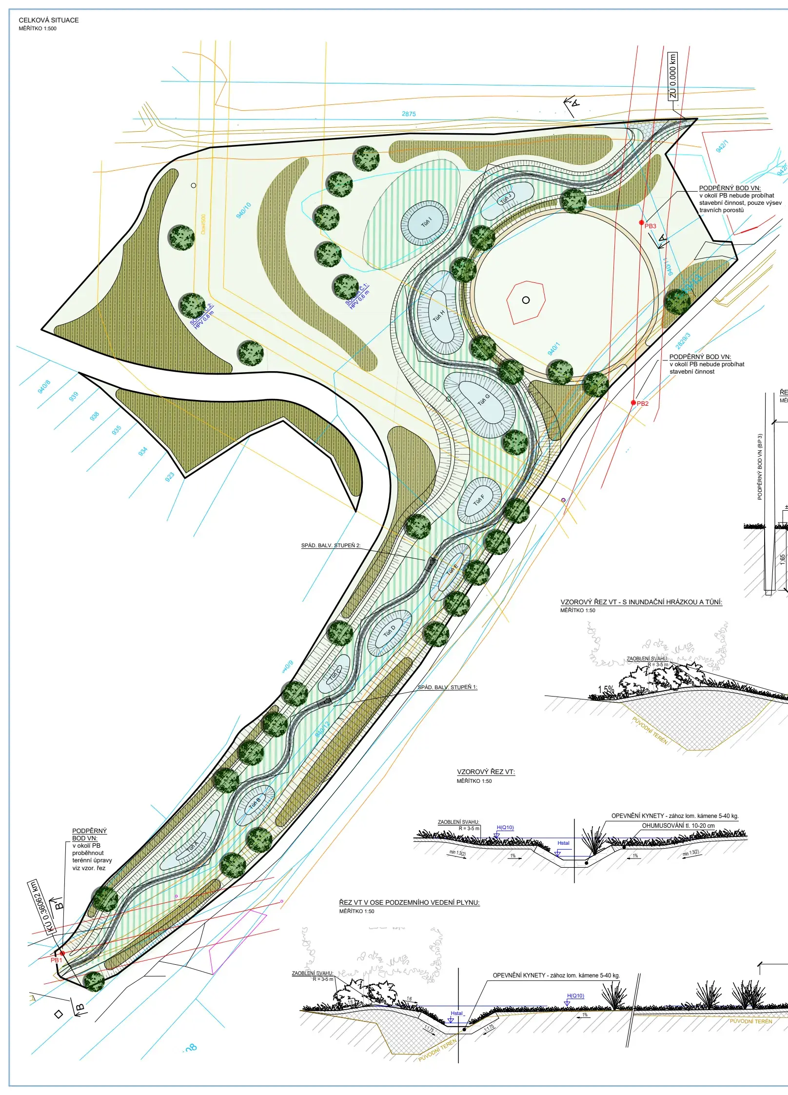 Revitalizace nivy Drysického potoka, Drysice (2026), v realizaci